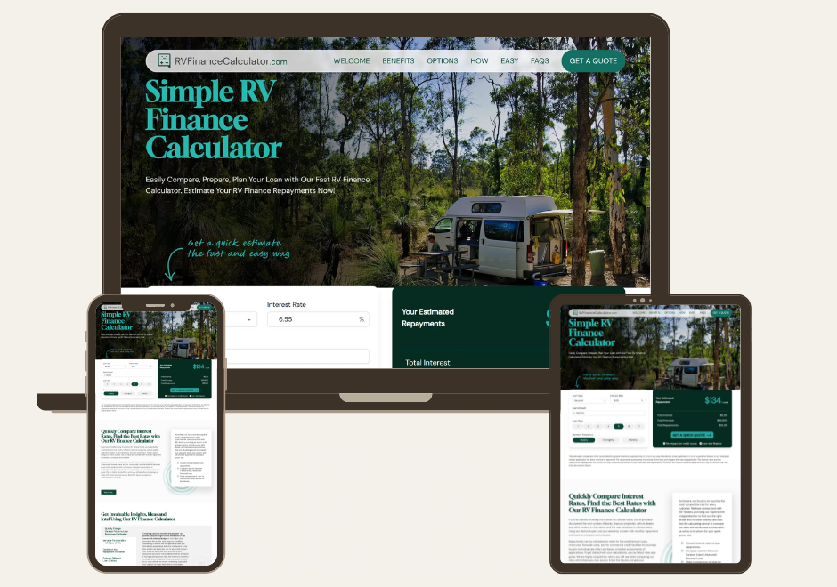 Simple RV Finance Calculator