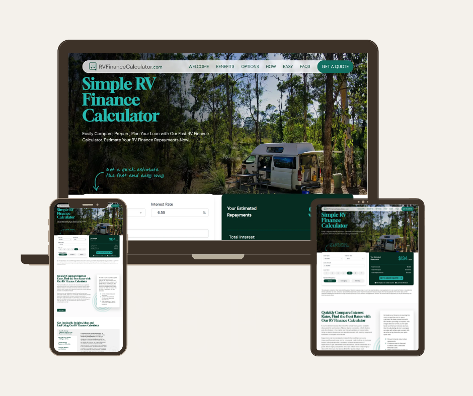 Simple RV Finance Calculator